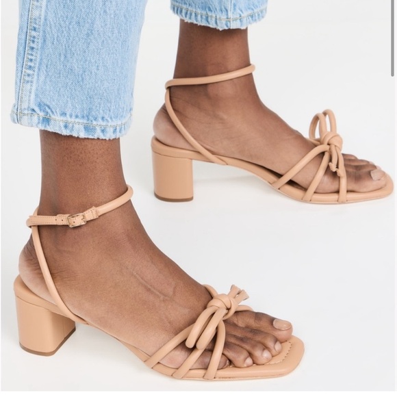 Mikel Dune Bow Mid-Heel Sandal - Picture 2 of 7